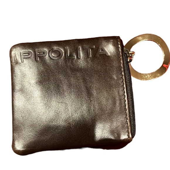 Ippolita brown leather card holder key ring - Picture 12 of 12